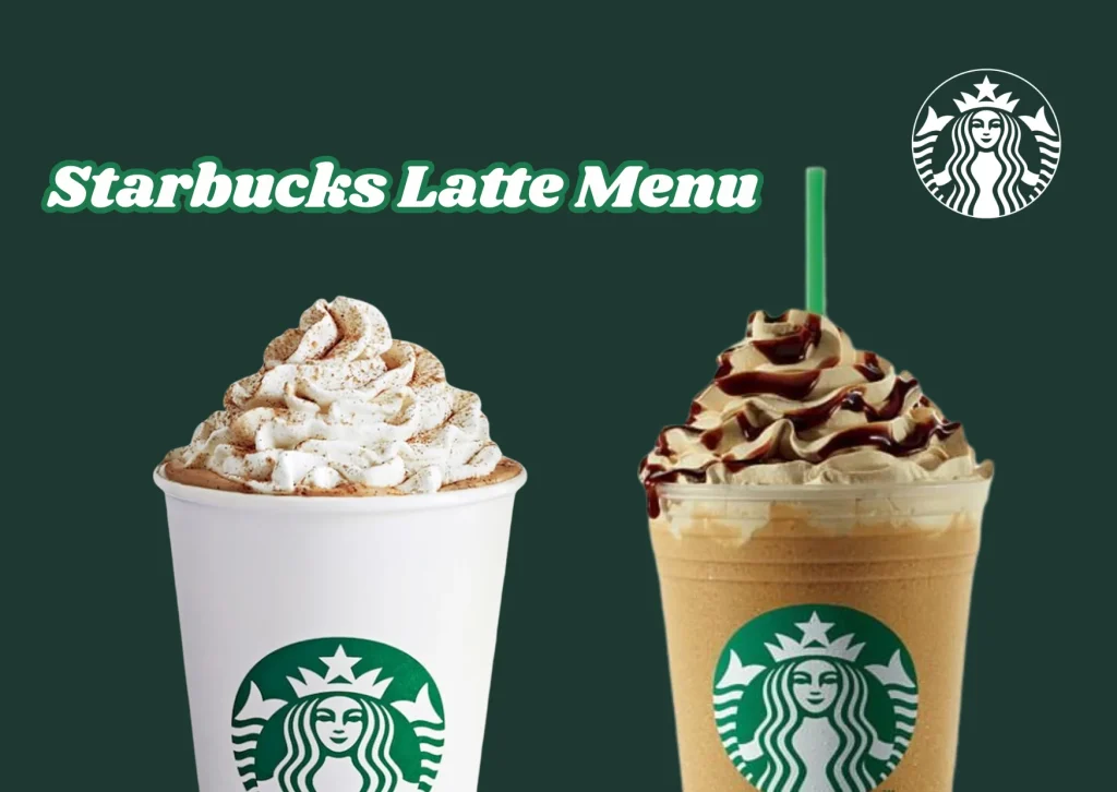 starbucks latte menu