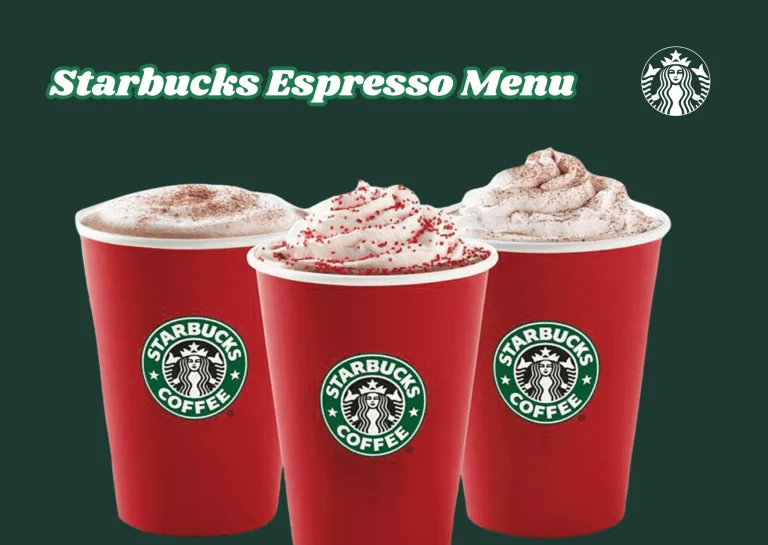 starbucks espresso menu