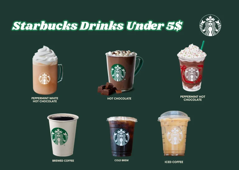 starbucks drinks under5$