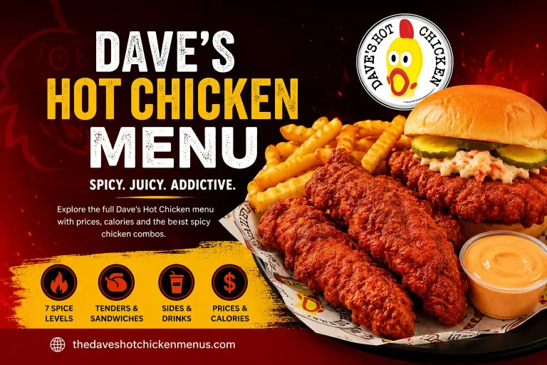 daves hot chicken menu 2026