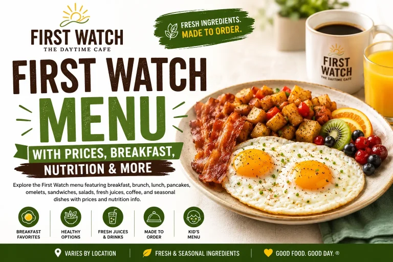 First Watch Menu With Prices 2026